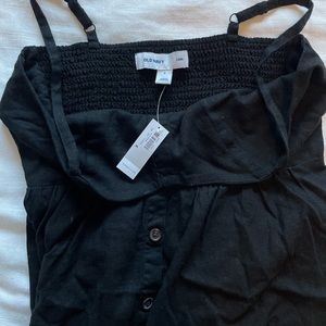 New black summer dress